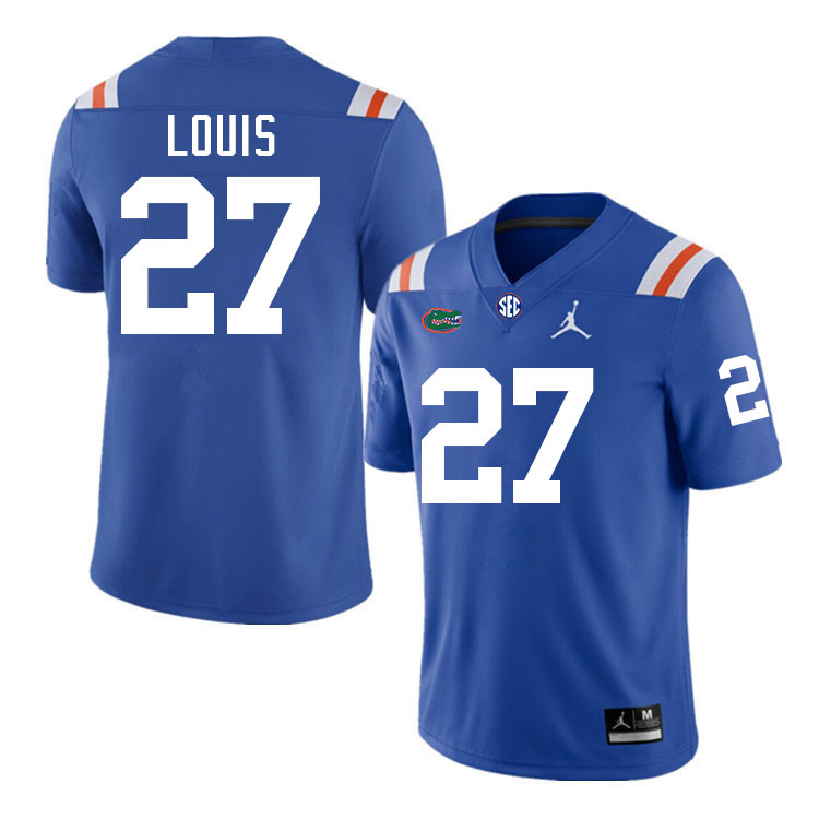 Florida Gators #27 Byron Louis College Football Jerseys Stitched-Throwback